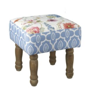 Pretty Floral Footstool
