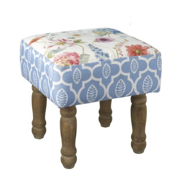 Pretty Floral Footstool