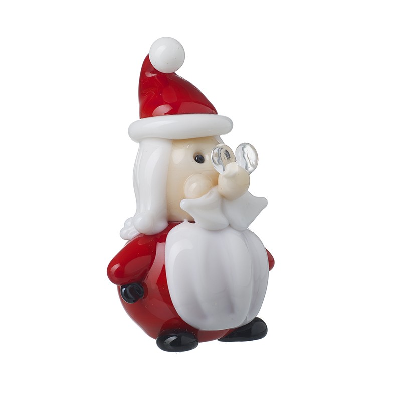 Glass Santa With Glasses
