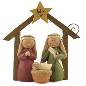 Family & Manger Ornament